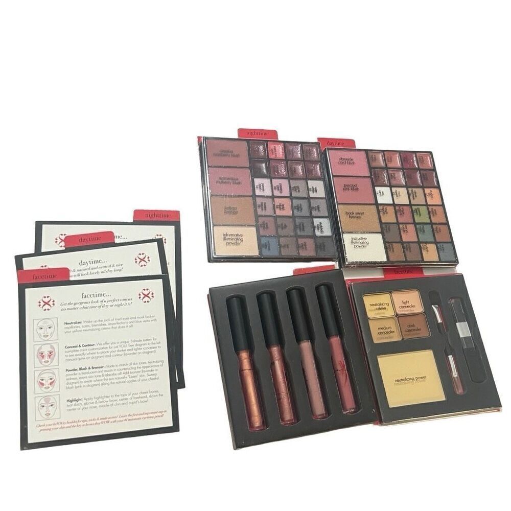 ybf Real Time Tutorial… Makeup Tutorial Kit 67 pcs Keepsake Box NEW - Picture 4 of 16